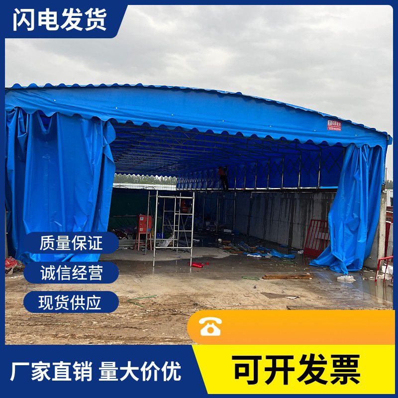 北京懷柔電動(dòng)雨棚第一套施工完畢
